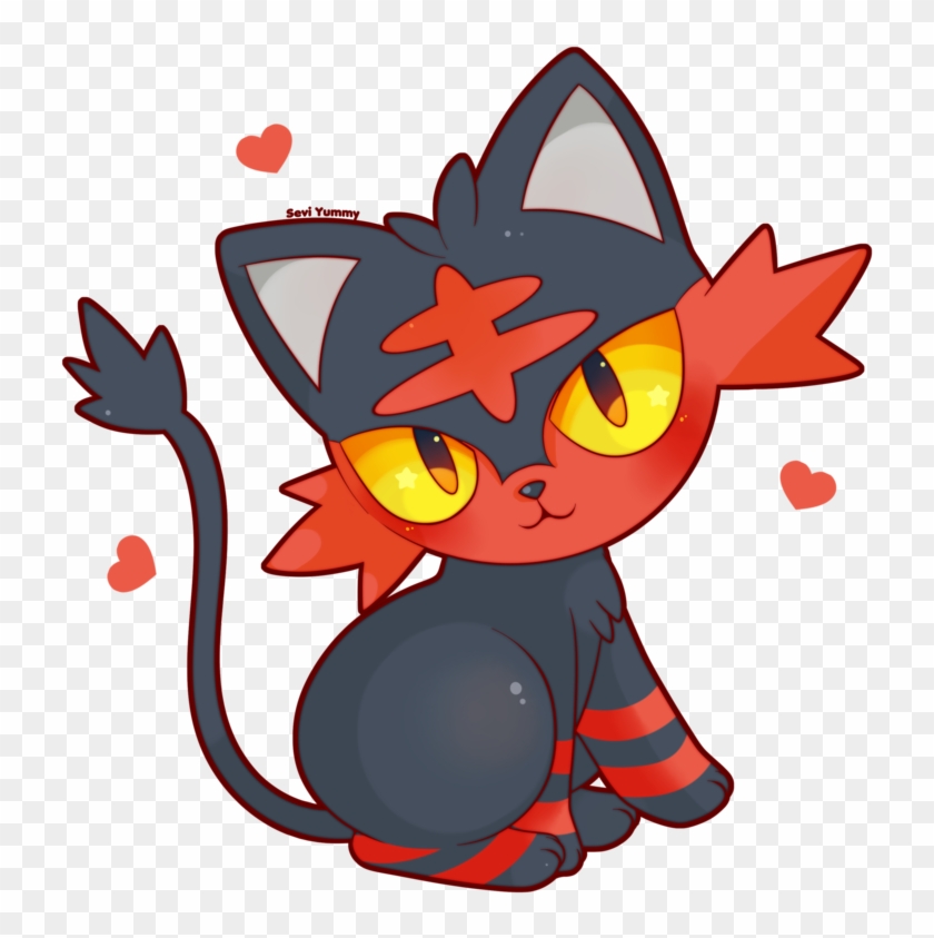 Litten New Pokemon Starter By Seviyummy-da24o9i - Pokemon Cute Litten #737244