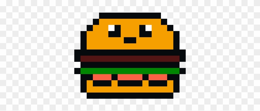 kawaii pixel art hamburger free transparent png clipart images download