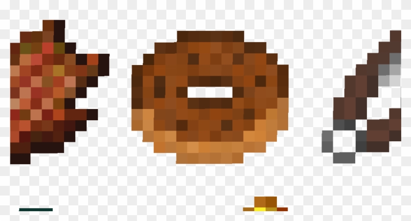 Minecraft Pixel Art - Minecraft Donut #737269