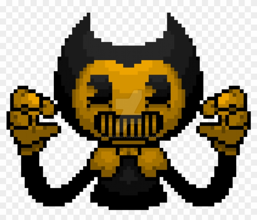 Bendy And The Ink Machine 8-bit Pixel Art - Pixel Art Bendy And The Ink Machine #737272