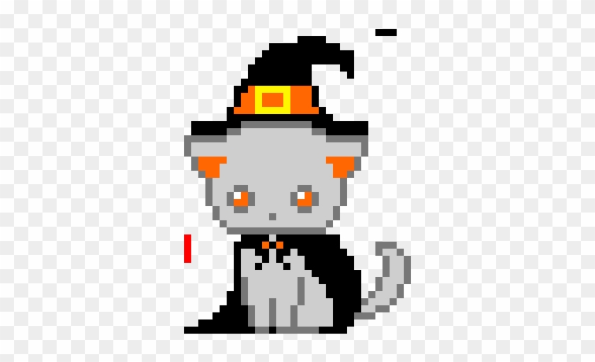 Ilration Pixel Art Design Cat Stock Photo Picture And - Pixel Art Halloween #737289