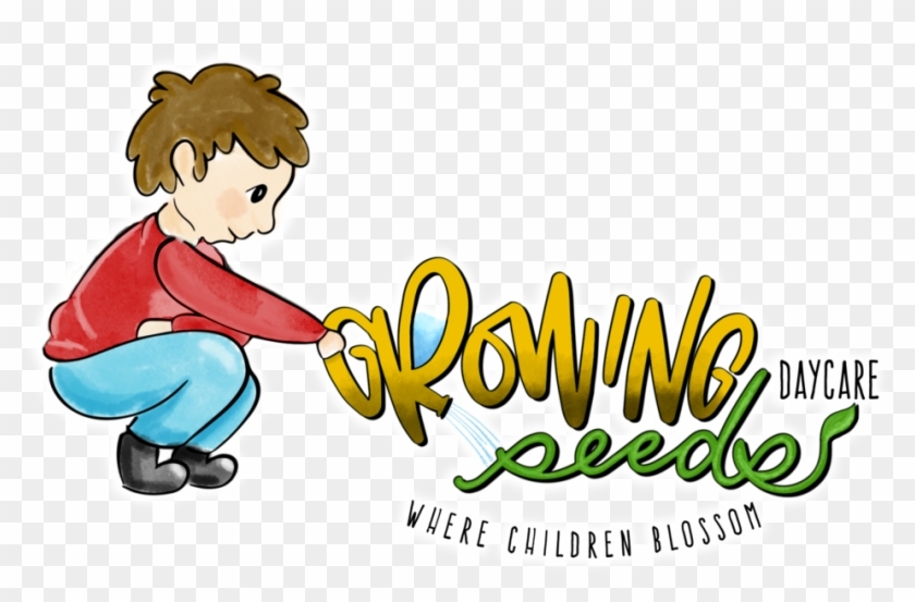 Official Logo Black - Growing Seeds Daycare #737293