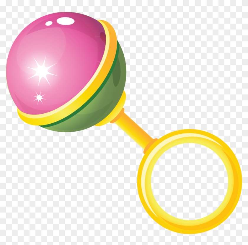 Toy Baby Rattle Clip Art - Transparent Baby Toys #737460