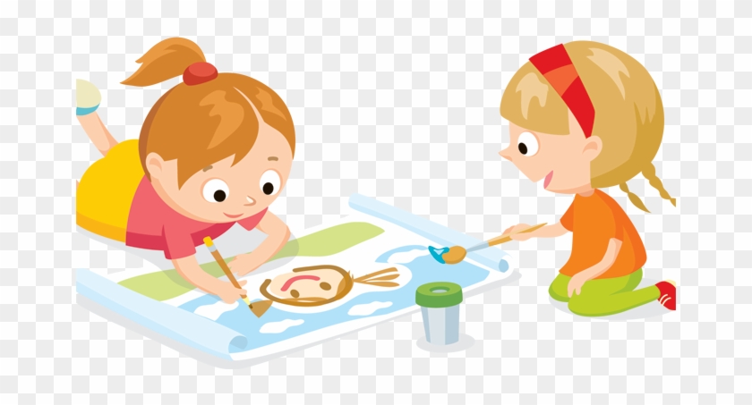 Different Strokes For Different Folks - Children Painting Clipart #737480