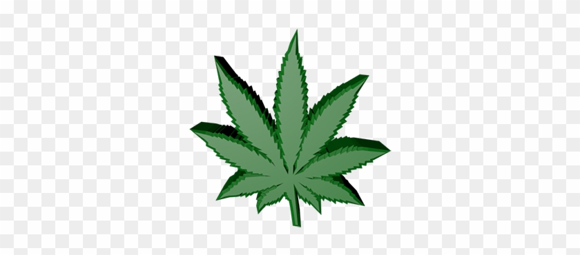 Ideal Marijuana Leaf Transparent Background Pin Transparent - Weed Png #737617