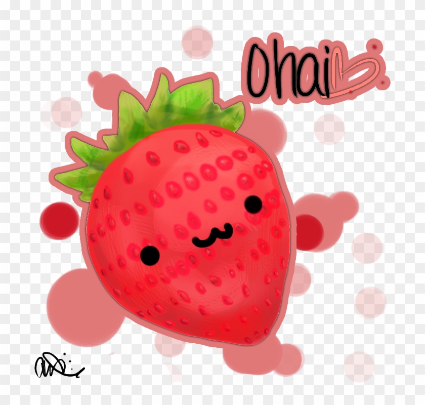 Drawn Pineapple Chibi - Cute Strawberry Drawing #737652