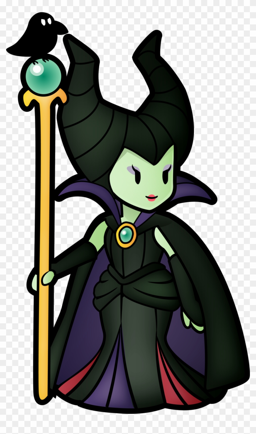Paper Maleficent By ~decapitated-kittens On Deviantart - Super Paper Mario Villains #737872