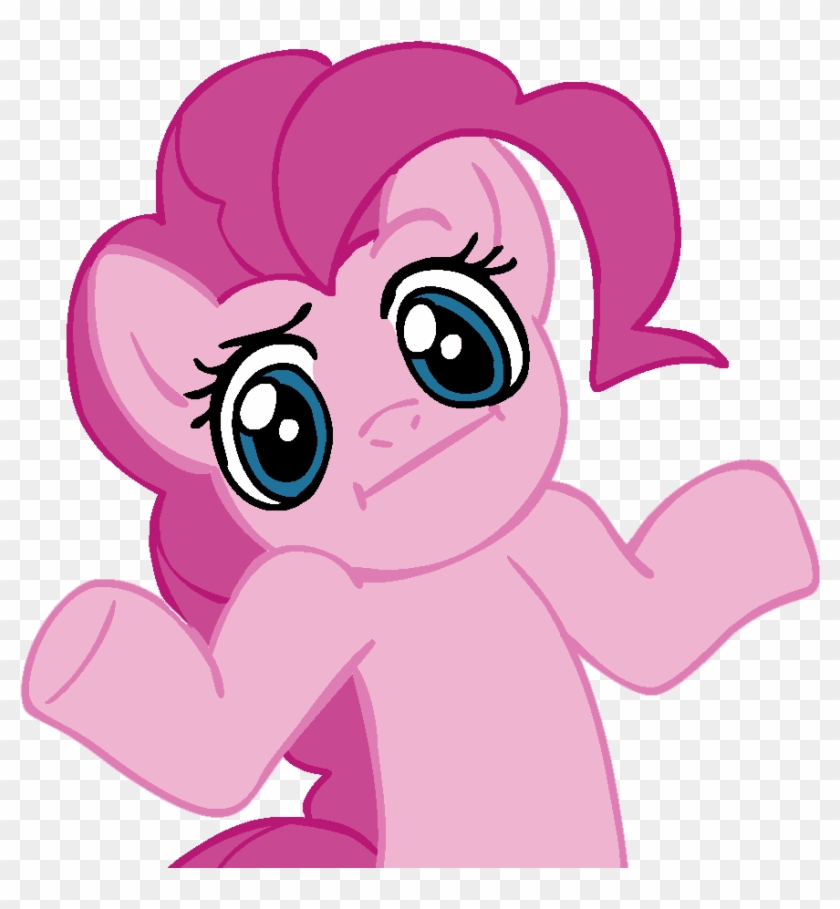 Fanmade Pinkie Pie Shrug - Pinkie Pie Shrug #737884