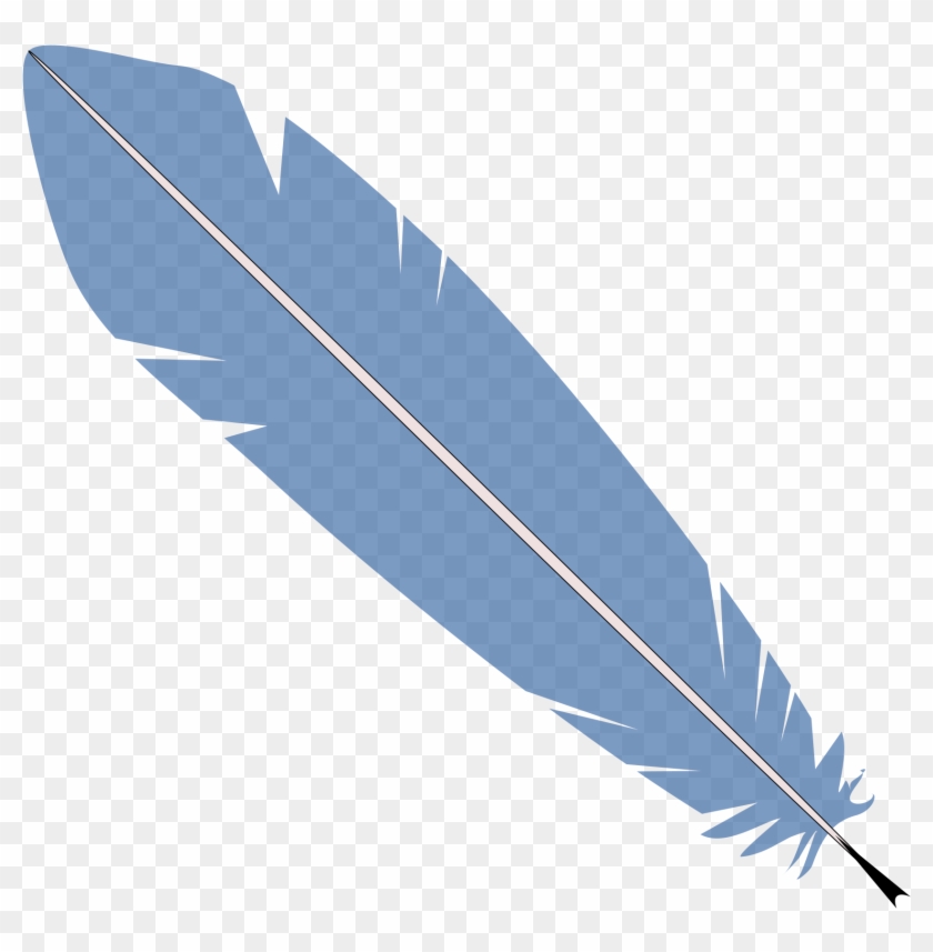 Feather Quill Bird Clip Art - Feather Quill Bird Clip Art #737892