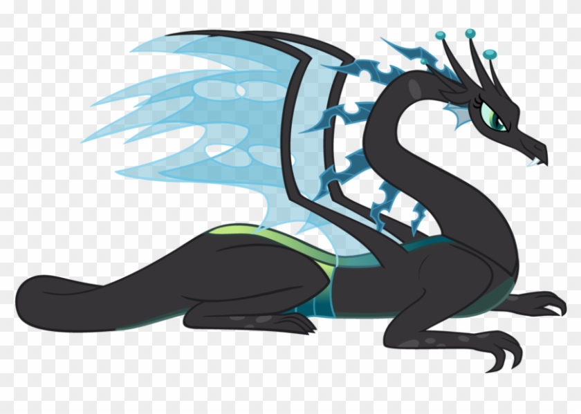 Dragonified Chrysalis By Queencold - Queen Chrysalis As A Dragon #738020