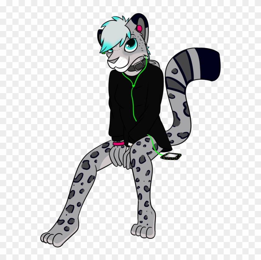 Snow Leopard Fursona - Minecraft Snow Leopard Skin #738042