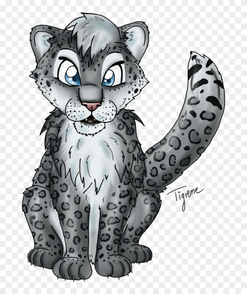 Chibi Snow Leopard Wip By Anouki-morgenstern - Cute Chibi Snow Leopard #738046