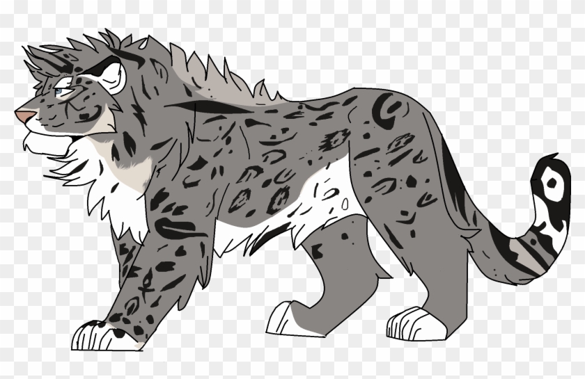 Drawn Snow Leopard Simba - Lion King Snow Leopard #738063