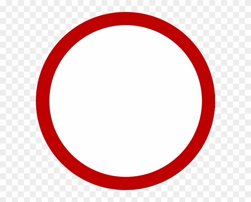 Yes Sign Clip Art At Clker - Red Circle No Background #738071