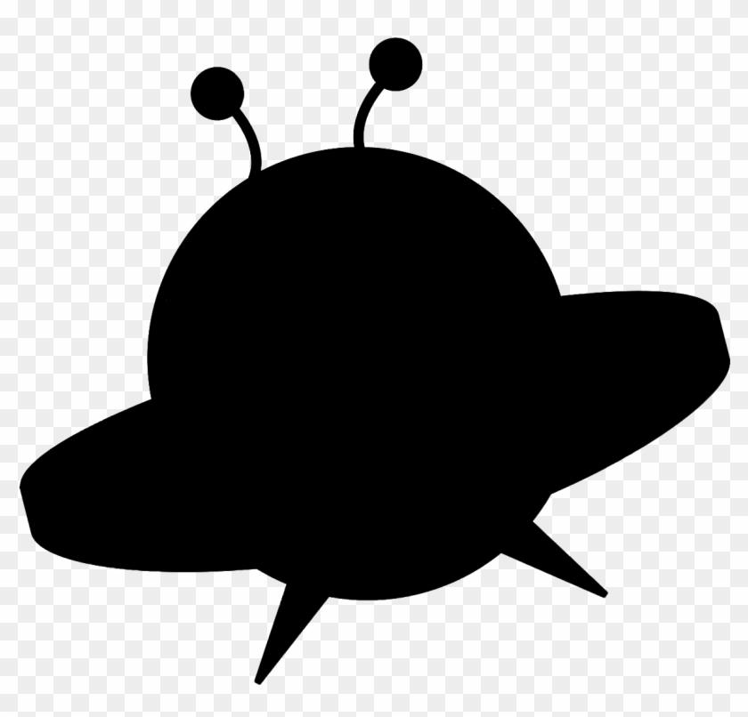 Spacecraft Cartoon Clip Art - Silhouette Clipart Fish #738131