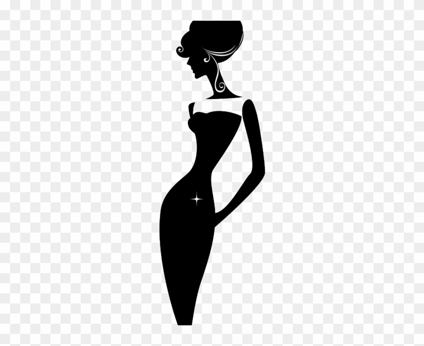 Silhouette Elegance Royalty-free Clip Art - Woman Silhouette Wall #738158