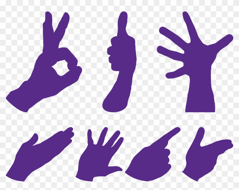 Gesture Hand Clip Art - Vector Graphics #738172