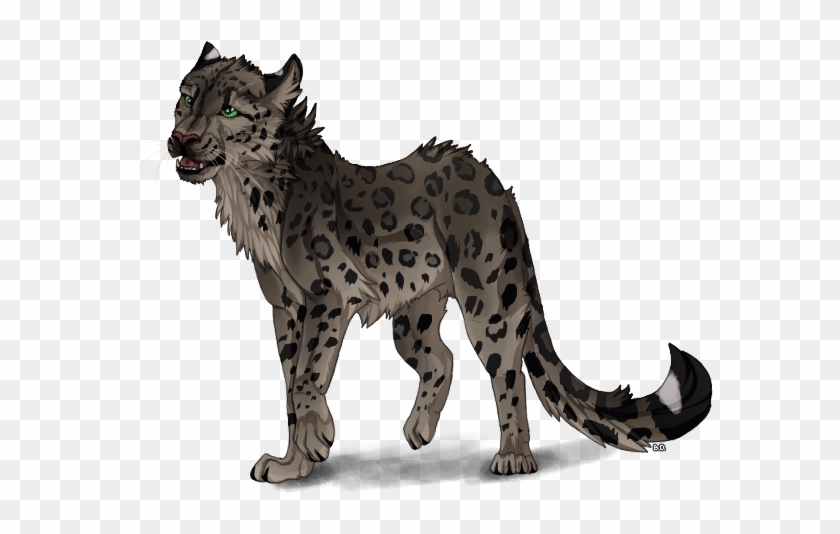 Snow Leopard By Nereiix - Snow Leopard Feral Heart #738183