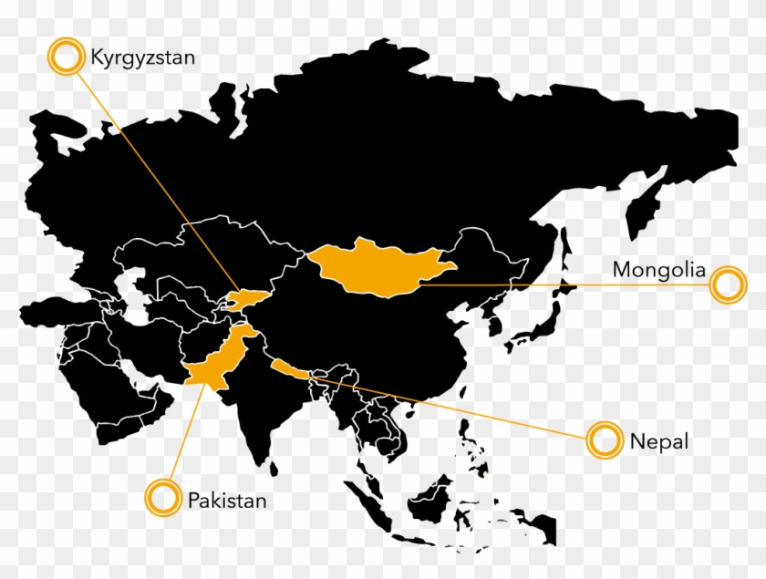 Snow Leopard Map - Map Of Where Snow Leopards Live #738206