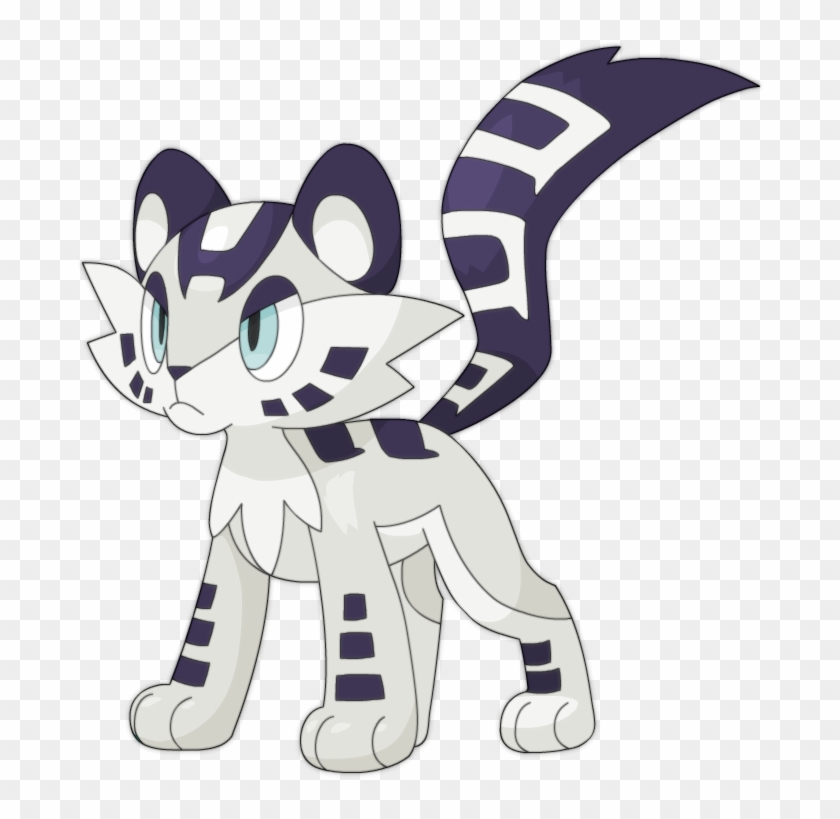 Shiny Snow Leopard Fakemon By Vazlakat - Leopard Fakemon #738223