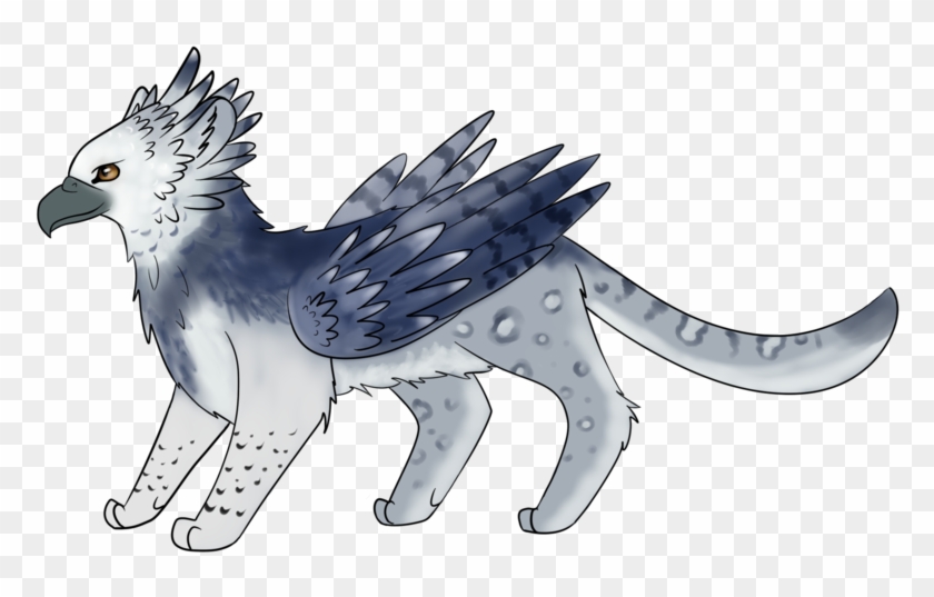 Harpy Eagle/snow Leopard Griffin By Elycian - Harpy Eagle - Free  Transparent PNG Clipart Images Download