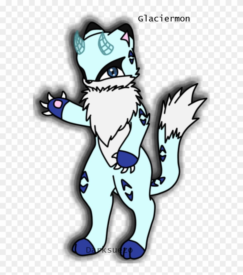 Glaciermon The Snow Leopard Digimon By Inakamon - Glaciermon The Snow Leopard Digimon By Inakamon #738314