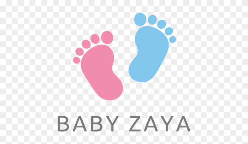 pink and blue baby footprints