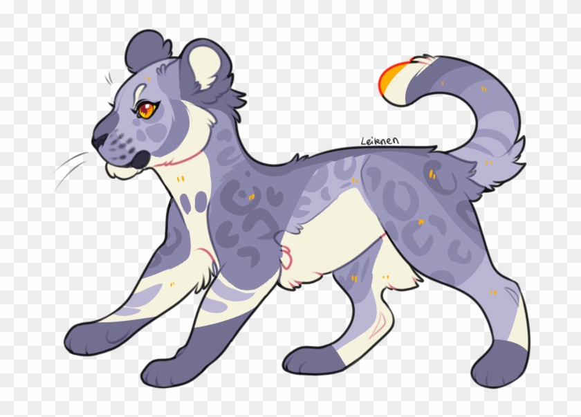 Snow Leopard Adopt By Corvidad - Cartoon #738322