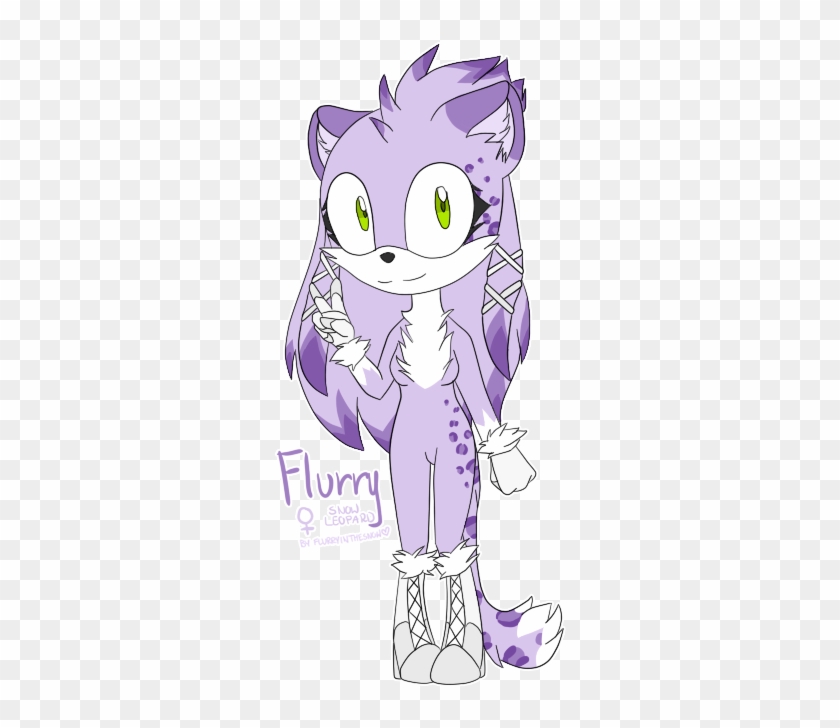 Flurry The Snow Leopard [oc] By Flurryinthesnow - Cartoon #738412