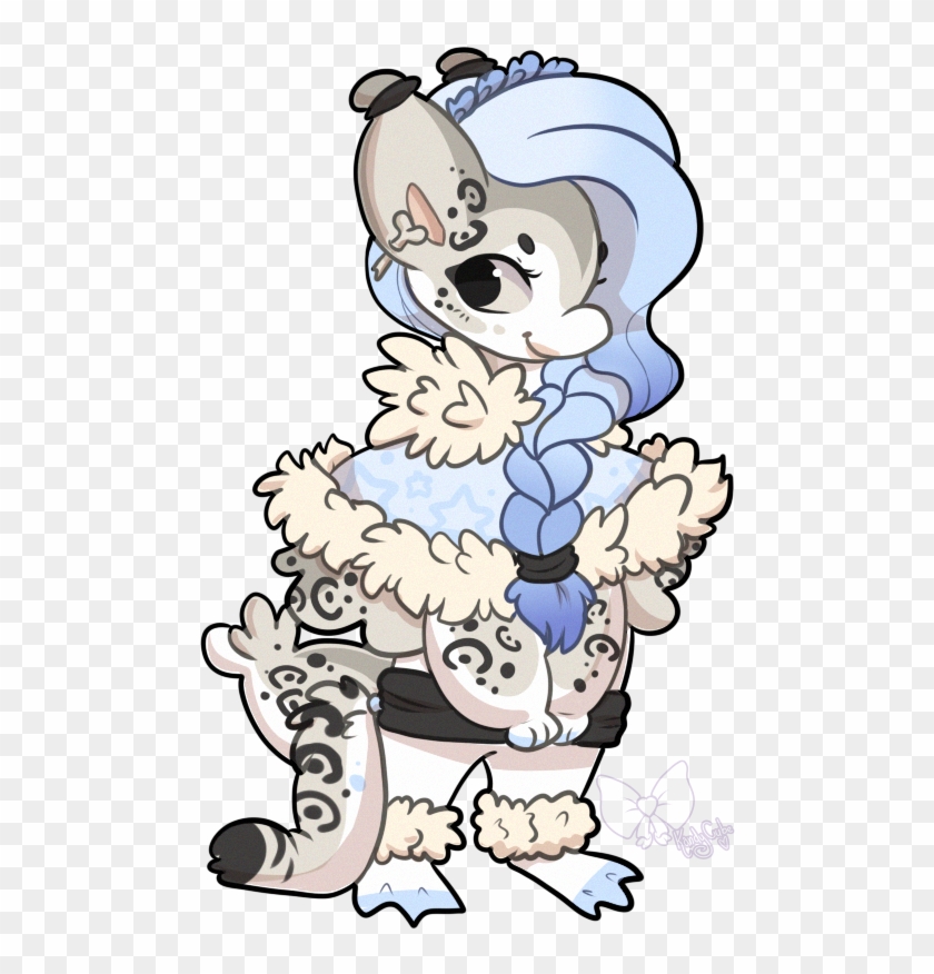 Snow Leopard By Kandy-cube - Cartoon #738441