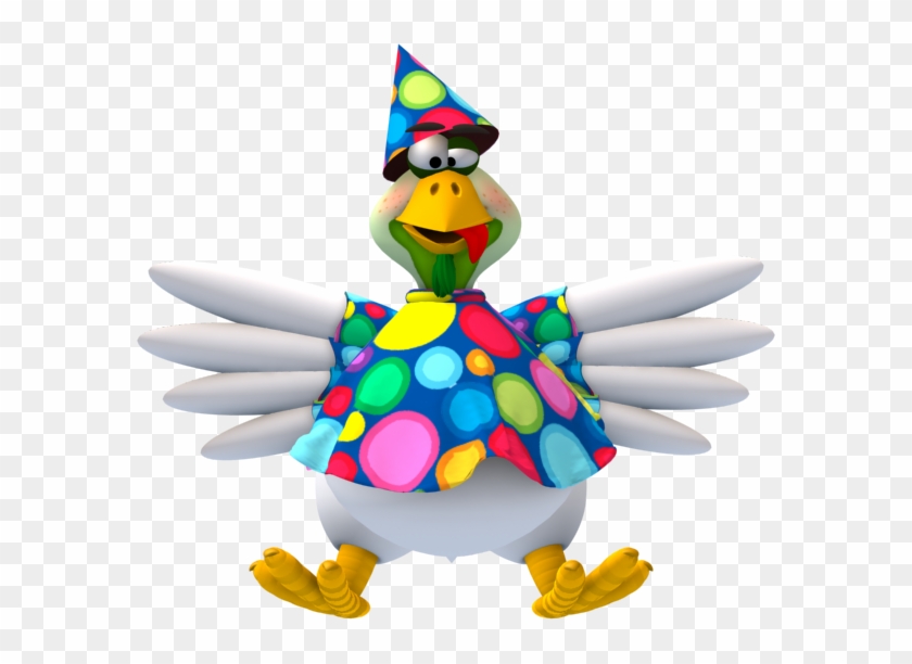 Party Chicken - Cartoon #738444