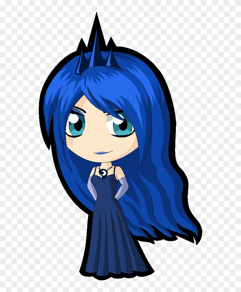 Princess Luna Twilight Sparkle Rainbow Dash Rarity - Princess Luna Chibi Human #738449