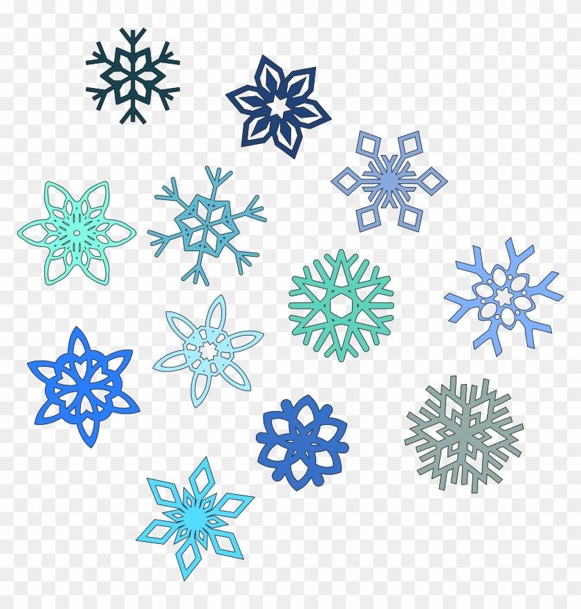 Pin Snowflake Clipart Free - Cartoon Snowflakes #738470