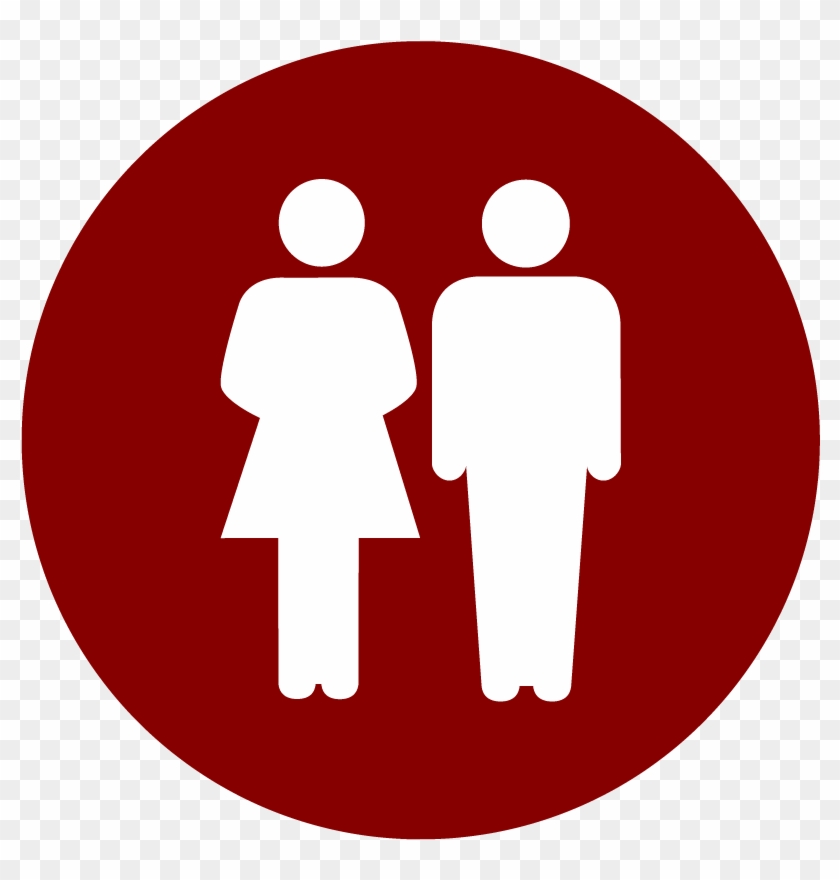 Couple's Membership - Toilet Icon White #738474