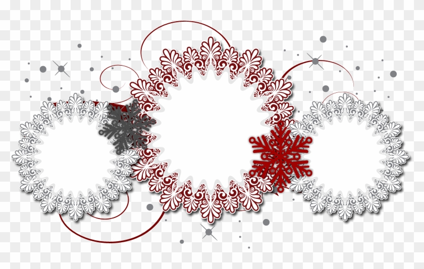 Snow El Free Christmas Blog Background Layout Template - Circle #738498