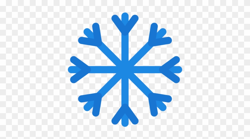 Cold Icons - Snowflake Window Cling Template #738545