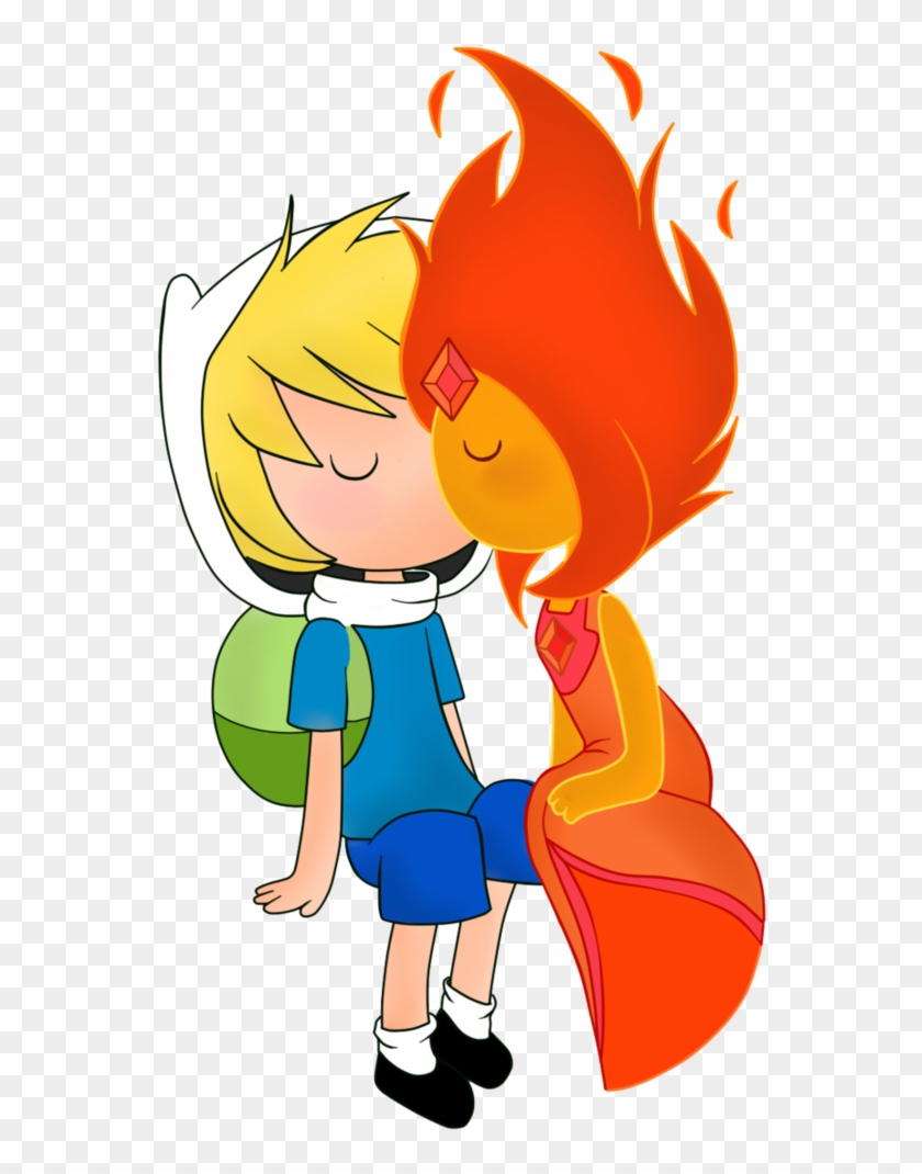 Circlebox Finn And Flame Princess Fanart - Adventure Time #738697