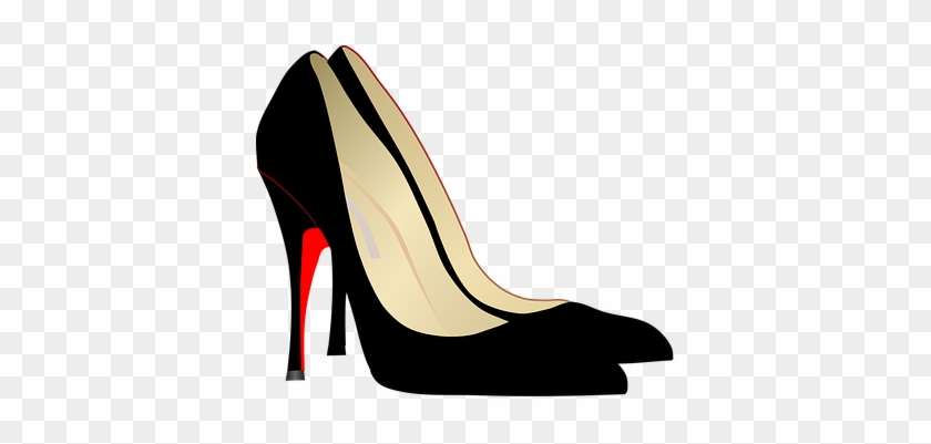 High-heels, Stilettos, Show, Pump - High Heels Clipart Black #738764