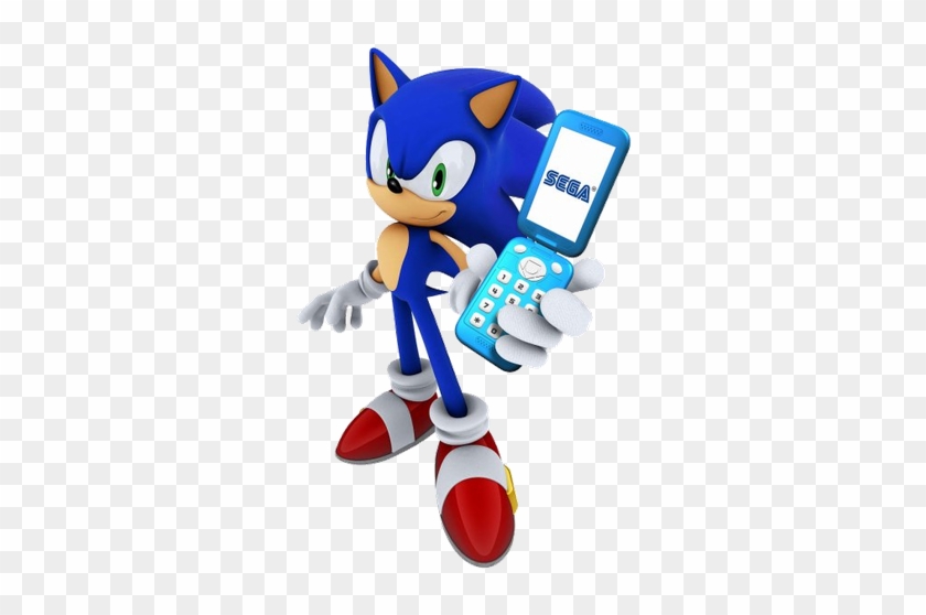 Sonic The Hedgehog On The Phone #738868