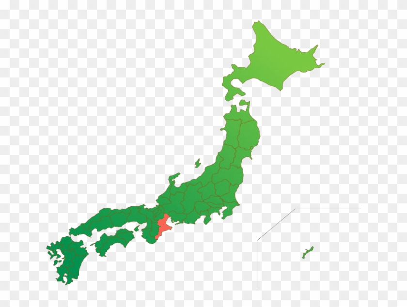 三重县产 - Japan Map Outline #738946