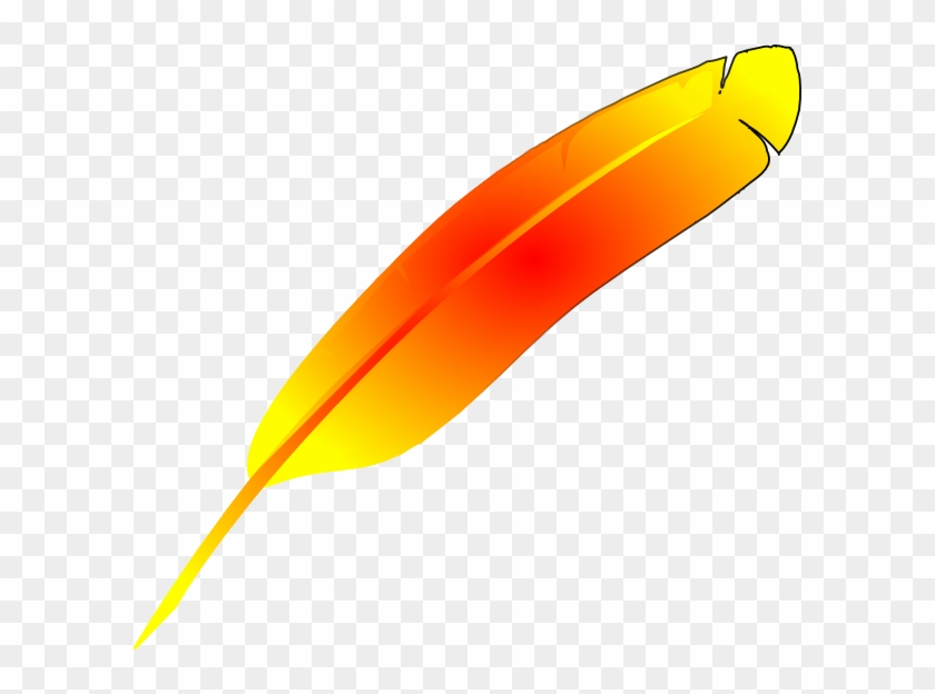 Feather Yellow Bird Color Clip Art - Feather Yellow Bird Color Clip Art #738965