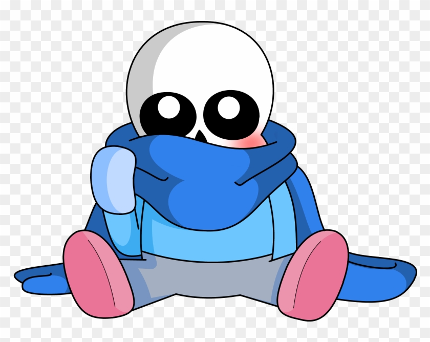 Have A Bab Sans In An Oversized Scarf By Gamingingreen13 - Sans With Scarf #738974