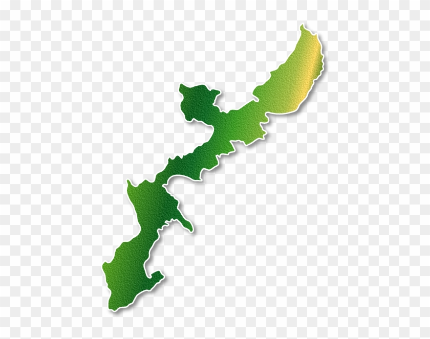 日本地図 - イラスト一覧-1 - Island Of Okinawa Map Vector #738989