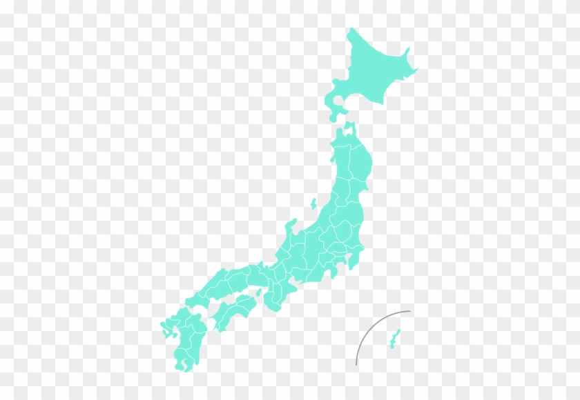 Blue Map Of Japan - Japan Map Png #739020