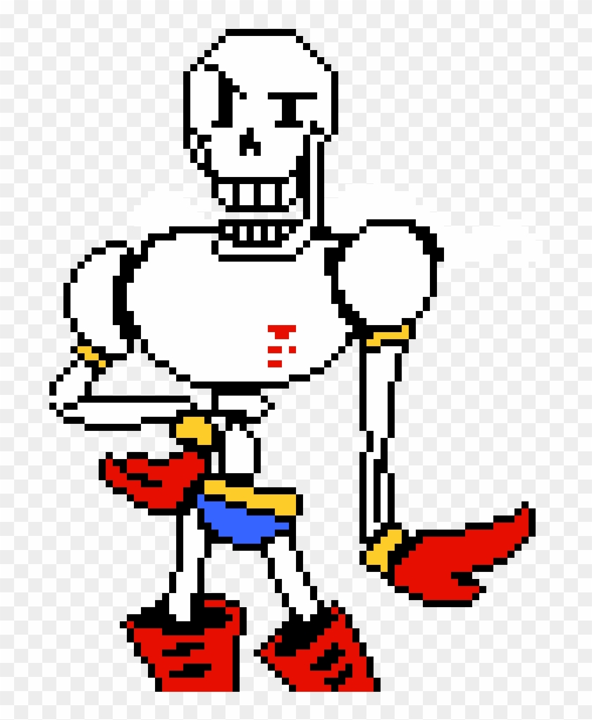 Papyrus Without A Scarf - Undertale Sans And Papyrus #739025