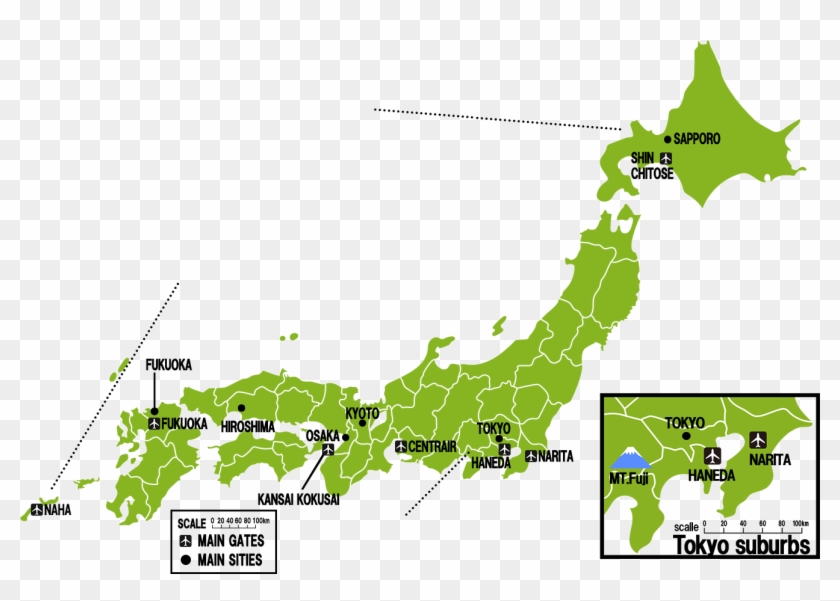 Japan Map - Japan Golf Courses Map #739090