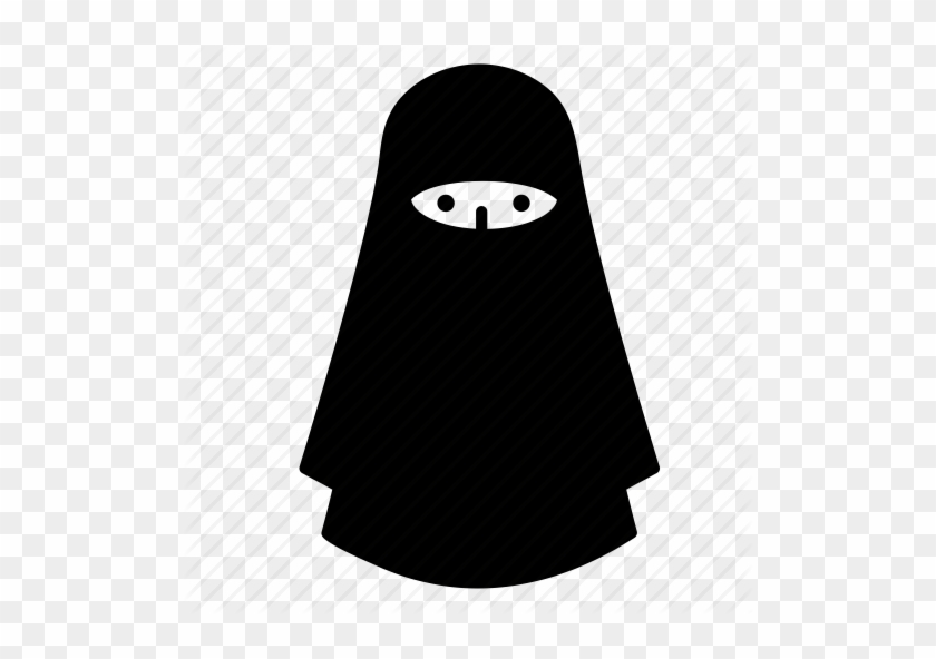 Costume Islamic Veil Muslim Niqab Scarf Woman Icon - Niqāb #739094