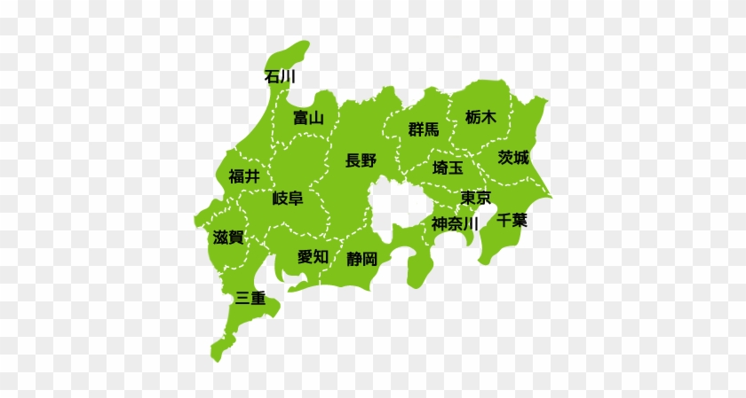 岐阜県内18ヶ所のネットワーク 日本の地図 - Map #739162