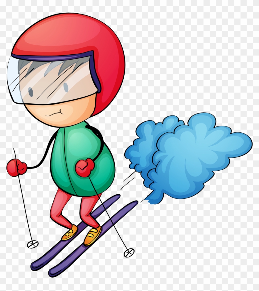 Slalom Skiing Alpine Skiing Clip Art - Slalom Skiing Alpine Skiing Clip Art #739282