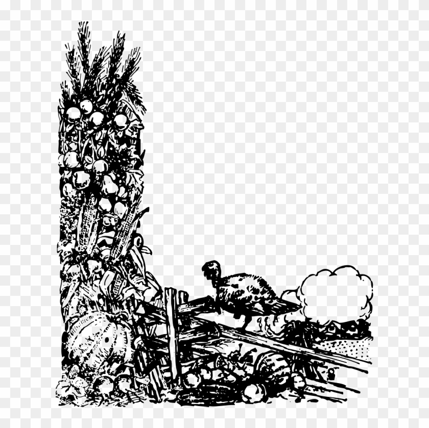 Harvest Clipart Black And White - Vektor #739189